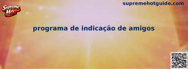 Programa de indicação de amigos en Supreme Hot