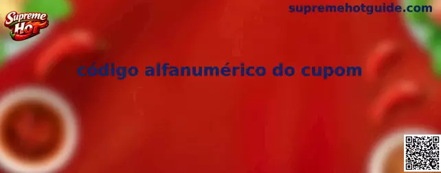 Ilustración explicativa sobre código alfanumérico do cupom en Supreme Hot