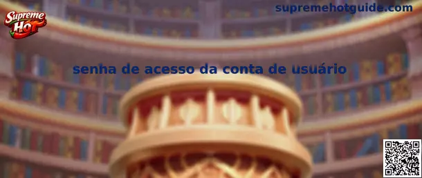 Senha de acesso