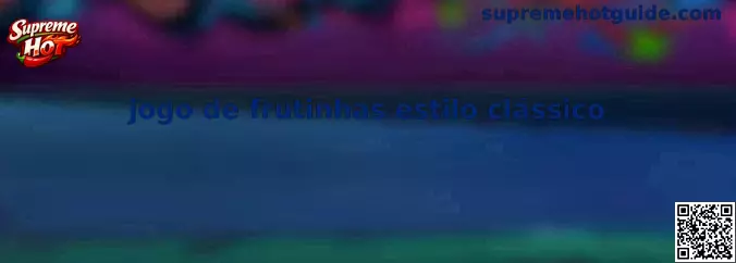 jogo de frutinhas estilo clássico